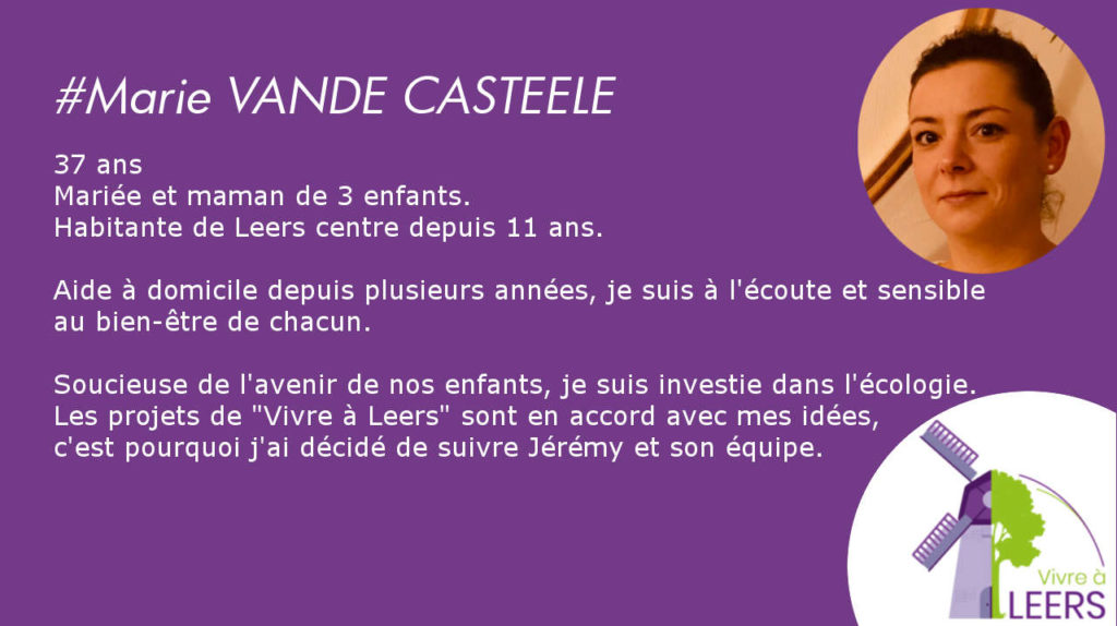 16- Marie VANDE CASTEELE SALOMEZ Panneau Candidat Marie Salomez 1 1024x574