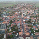vue aérienne ville de leers 2020